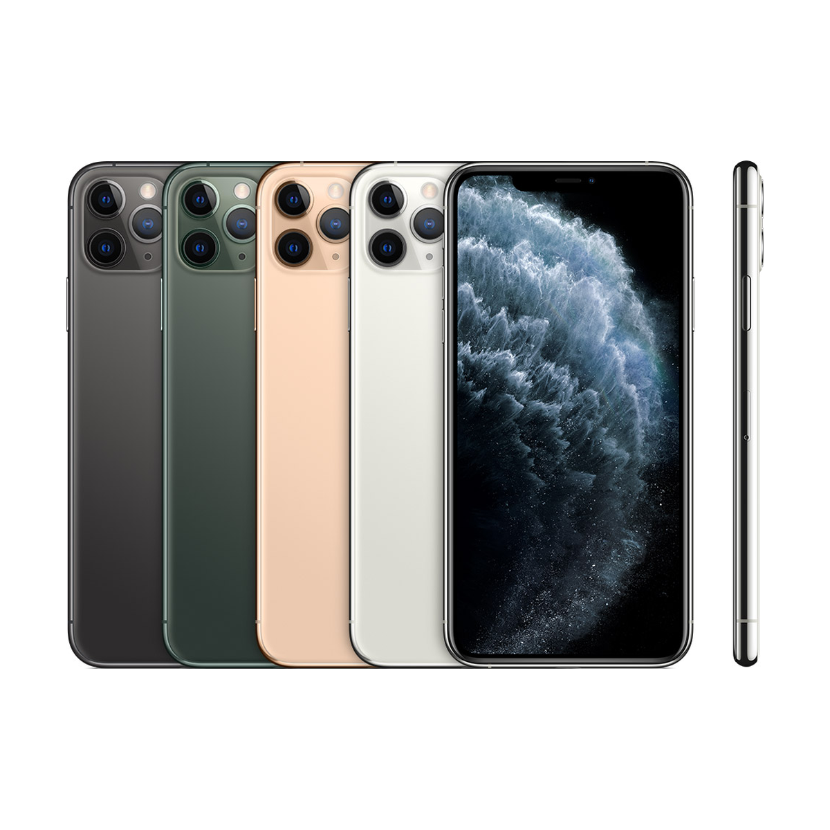 Back of the iPhone 11 Pro Max in its colors